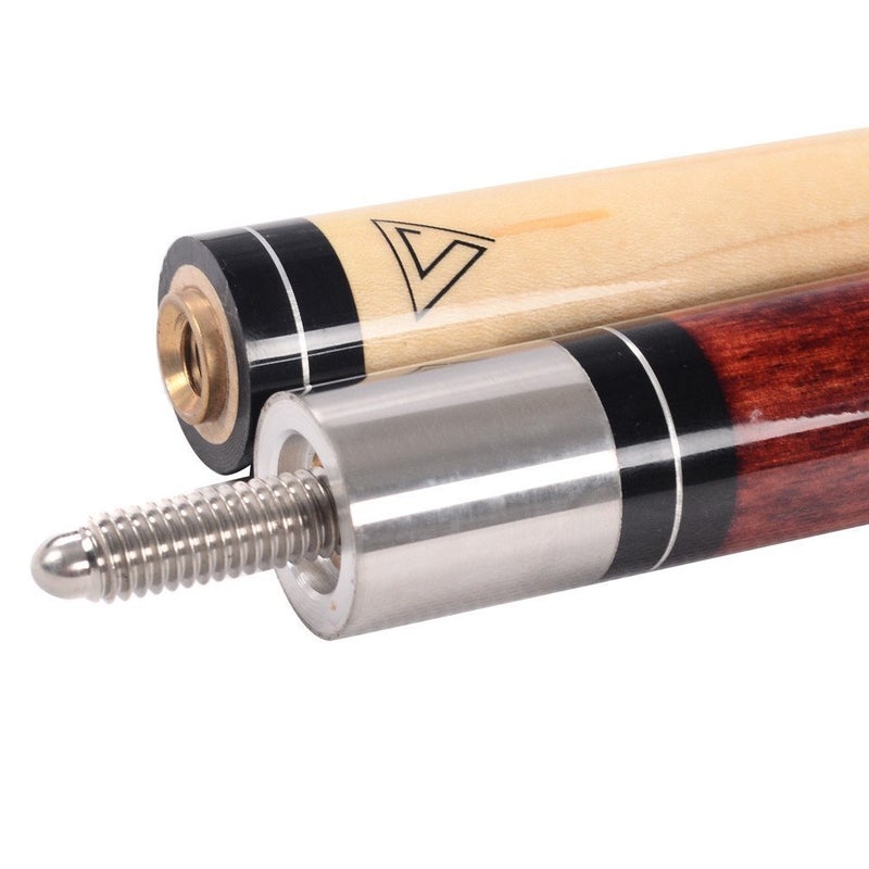 CUESOUL 58 Inch 19oz 1/2 Maple Billiard Stick Pool Cue Set 11.5mm/13mm Tip[Weight Adjustable] - Image 4